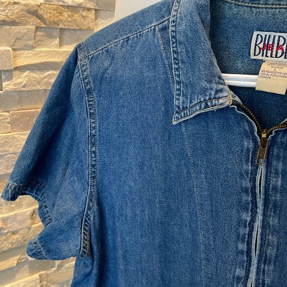 Bill Blass Vintage Jean shirt - Picture 3 of 7